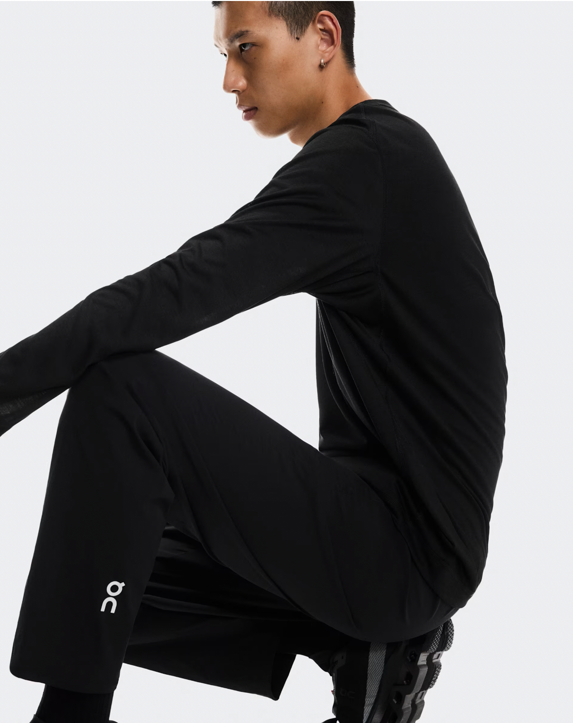 Urban Tempo Kit (Men) — Long-Sleeve Tee + Technical Pants