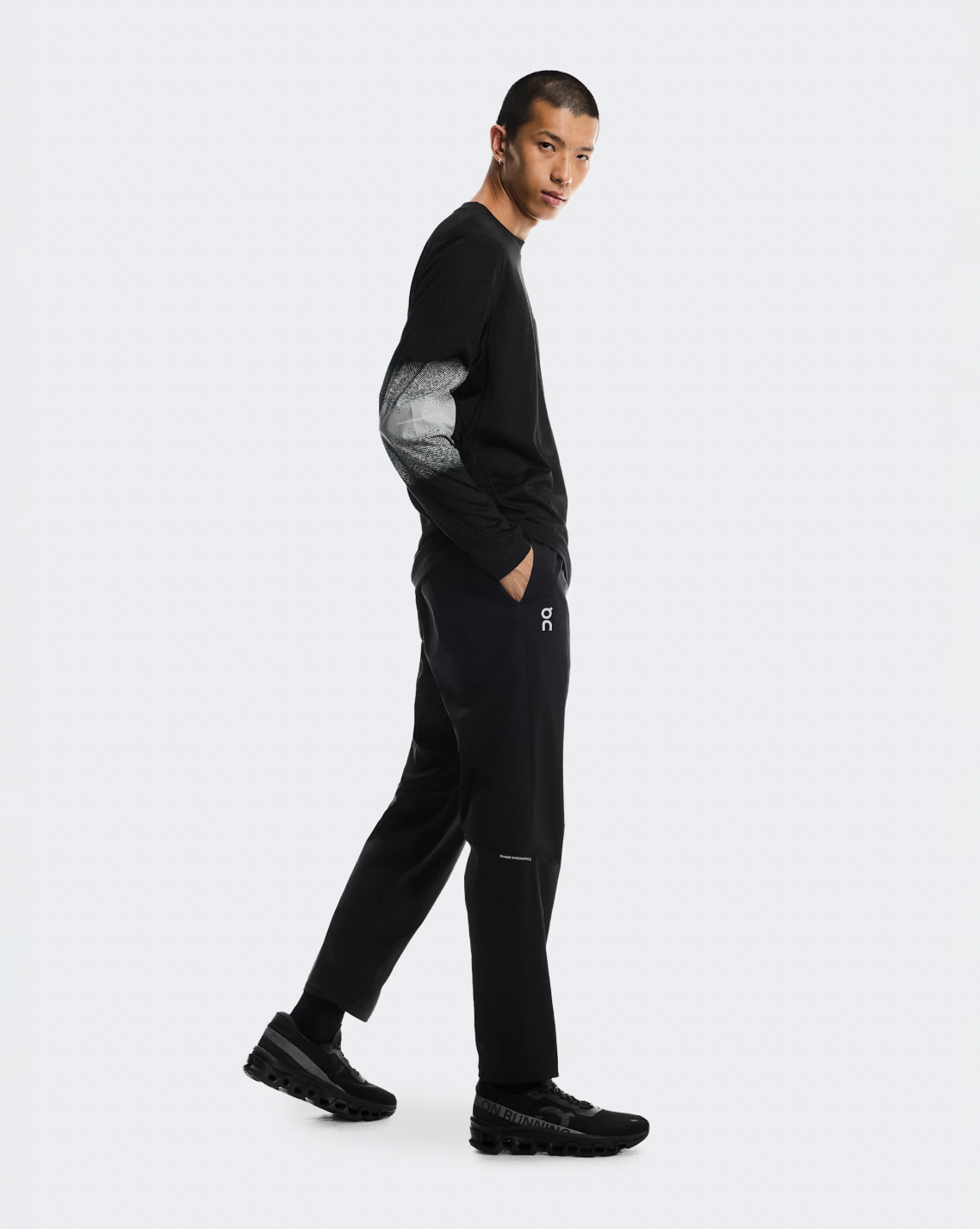 Urban Tempo Kit (Men) — Long-Sleeve Tee + Technical Pants
